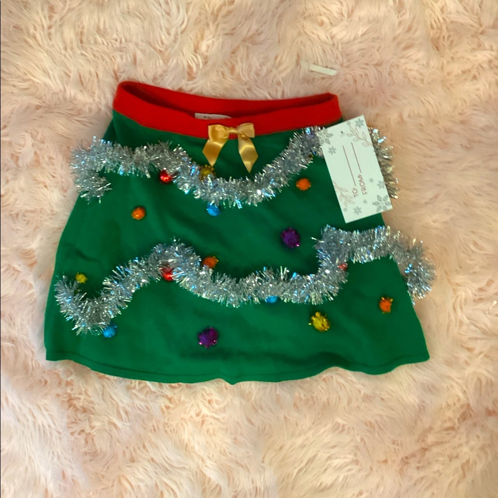Planet Gold Ugly Chistmas Skirt